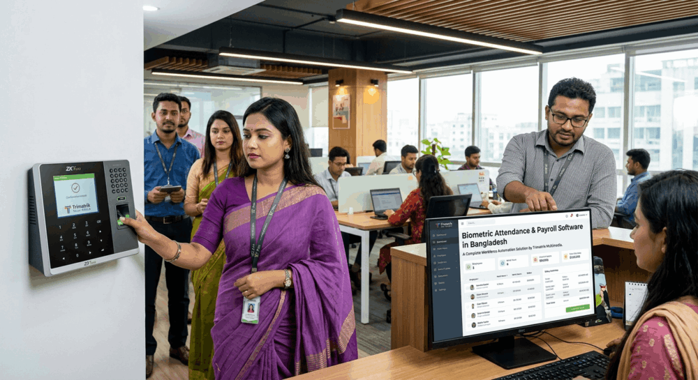 Biometric Attendance & Payroll Software in Bangladesh - EHazira , E-Hajira BD