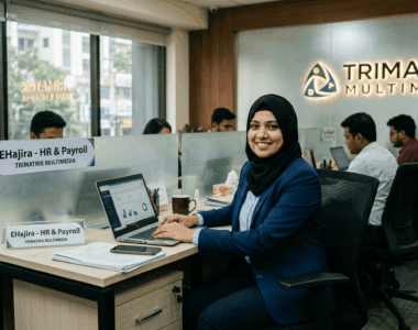 Streamlining Operations How Trimatrik Multimedia Elevates HR & Payroll Efficiency with EHajira - EHazira